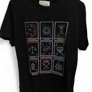 New With Tags Black Tarot Graphic T Shirt